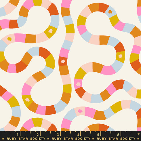 Picture Book Game On in Cream Soda - Ruby Star Society Sold by the Half Yard